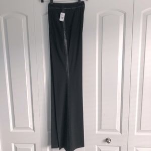 Elizabeth and James leather trim tuxedo pants